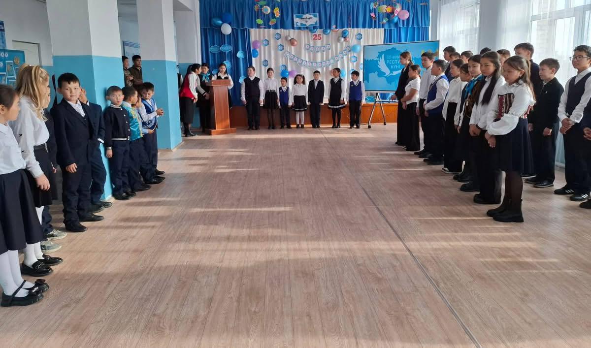 2025 жылдың 24 қазанында мектебімізде Республика күніне арналған салтанатты жиын өтті